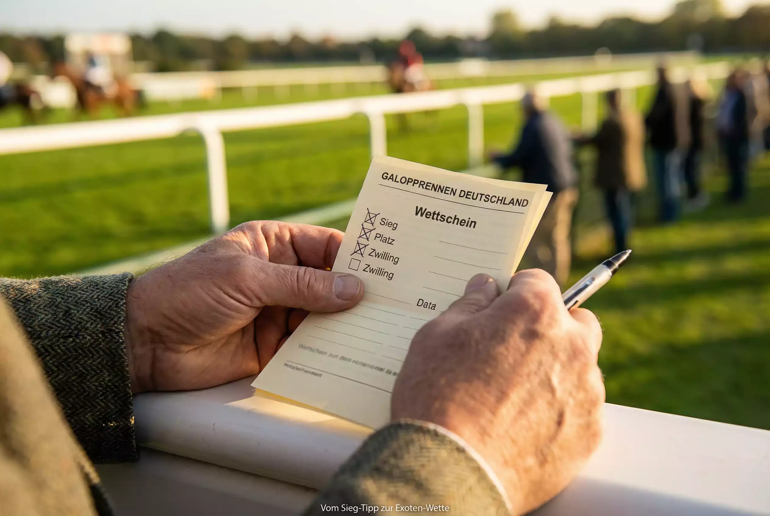 Pferdewetten Wettarten erklärt – Wettschein und Rennbahn